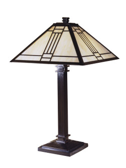 Noir Mission Two Light Table Lamp in Mica Bronze (155|TT100015)