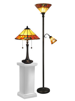 Classic Table & Floor Lamp Set in Dark Antique Bronze (155|TC12178)