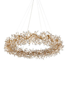 Crystal Bud 24 Light Chandelier in Clear/Brass (142|9000-1136)