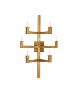 Andre Seven Light Wall Sconce in Brass (142|5000-0252)