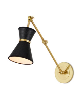 Avignon One Light Wall Sconce in Polished Brass/Black (142|5000-0237)