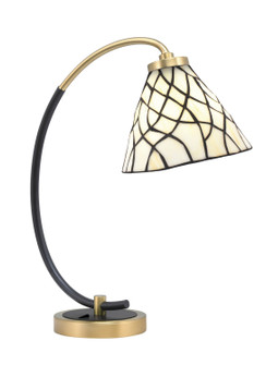 Desk Lamps One Light Desk Lamp in Matte Black & New Age Brass (200|57-MBNAB-9115)