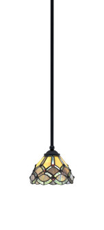 Zilo One Light Mini Pendant in Matte Black (200|560-MB-9435)