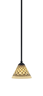 Zilo One Light Mini Pendant in Matte Black (200|560-MB-7185)