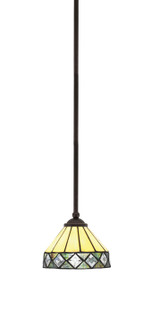 Zilo One Light Mini Pendant in Dark Granite (200|560-DG-9405)