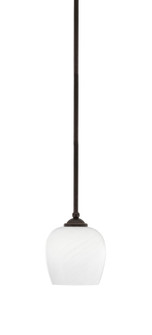 Zilo One Light Mini Pendant in Dark Granite (200|560-DG-4811)