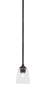 Zilo One Light Mini Pendant in Dark Granite (200|560-DG-461)