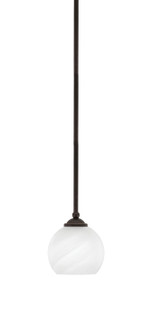 Zilo One Light Mini Pendant in Dark Granite (200|560-DG-4101)