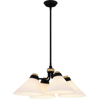 Quoizel Pendant Four Light Pendant in Matte Black (10|QP6218MBK)