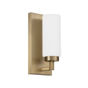 Alyssa One Light Wall Sconce in Aged Brass (65|651711AD)