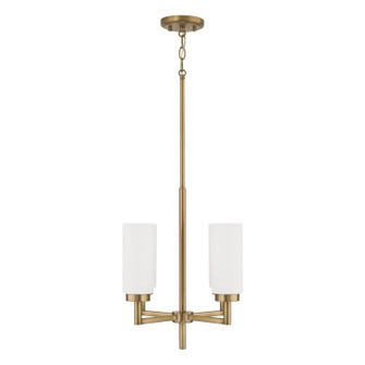 Alyssa Four Light Pendant in Aged Brass (65|351741AD)