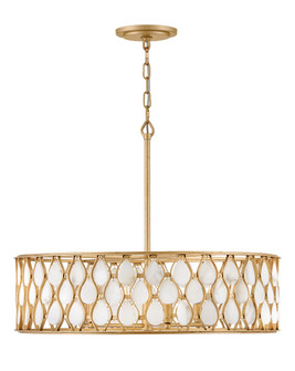 Estie LED Chandelier in Piastra Gold (138|FR41505PI)