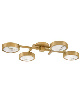 Cava LED Flush Mount in Lacquered Brass (138|FR31013LCB)