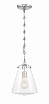 Voss One Light Mini Pendant in Polished Nickel (60|VSS-7003-PN)