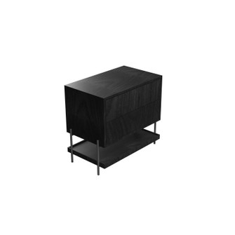 Clean Bedside Table in Charcoal (486|F1028.44)