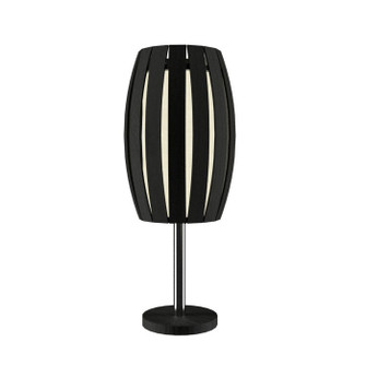 Barrel One Light Table Lamp in Organic Black (486|7011.46)