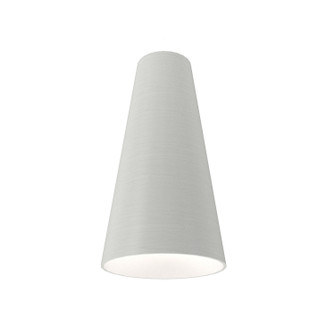 Conical One Light Pendant in Organic White (486|1233.47)