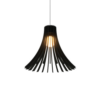 Stecche di Legno One Light Pendant in Organic Black (486|1181.46)