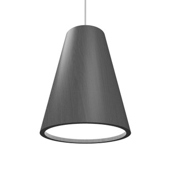 Conical One Light Pendant in Organic Grey (486|1130.50)