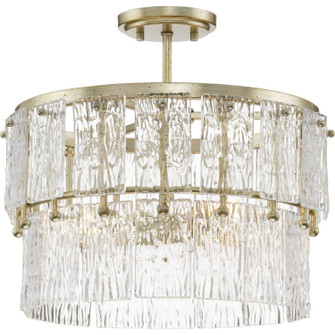 Chevall Three Light Pendant in Gilded Silver (54|P500443-176)