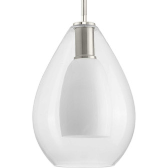 Carillon One Light Pendant in Brushed Nickel (54|P500438-009)