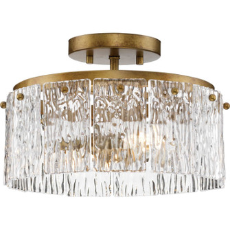 Chevall Two Light Flush Mount in Gold Ombre (54|P350268-204)