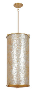 Sommers Bend Six Light Foyer Pendant in Capiz Shell Gold (29|N1936-760)