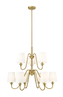 Gianna Nine Light Chandelier in Modern Gold (224|7509-9-32MGLD)