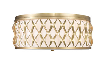 Harden Five Light Flush Mount in Modern Gold (224|1948F20-MGLD)