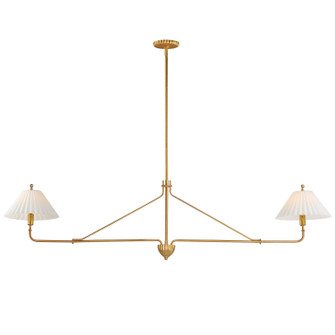 Kismet Two Light Pendant in Gold Leaf (16|18312SWGL)