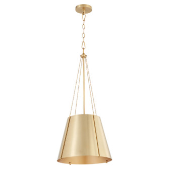 Denise One Light Pendant in Aged Brass (19|862-1-80)