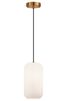 Charismo One Light Pendant in Aged Gold Brass (423|C61002AGOP)