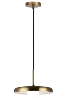 Creston LED Pendant in Aged Gold Brass (423|C34411AGOP)