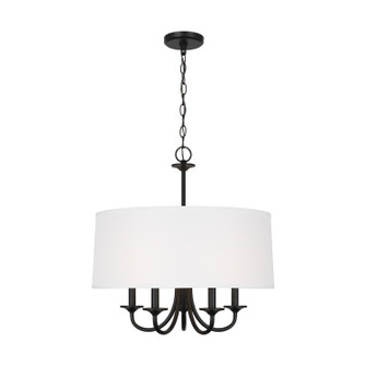 Seville Five Light Chandelier in Midnight Black (1|3320205-112)