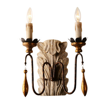 Cassia Two Light Wall Sconce (374|W5202-2)
