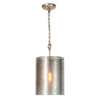 Vallea One Light Pendant in Antique Silver (374|P21100-1)