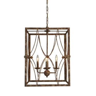 Cira Four Light Chandelier in Washed Rustic (374|H7214-4)