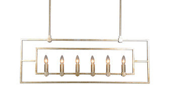 Daniela Eight Light Chandelier in Antique Silver (374|H6123-6AS)