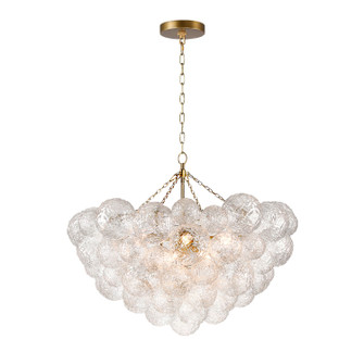 Seraphina Eight Light Chandelier in Burnished Brass (374|H23101RL-8)