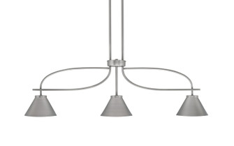 Cavella Three Light Island Pendant in Graphite (200|3936-GP-421-GP)