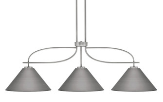 Cavella Three Light Island Pendant in Graphite (200|3936-GP-420-GP)