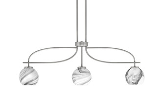 Cavella Three Light Island Pendant in Graphite (200|3936-GP-4109)