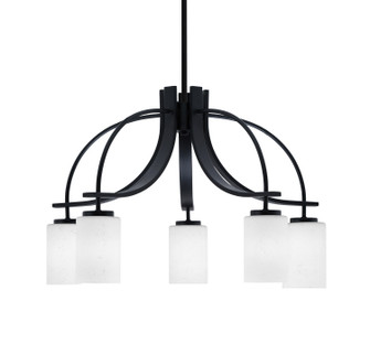 Cavella Five Light Chandelier in Matte Black (200|3925-MB-310)