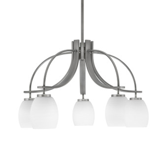 Cavella Five Light Chandelier in Graphite (200|3925-GP-615)