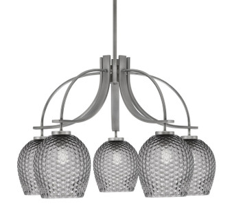 Cavella Five Light Chandelier in Graphite (200|3925-GP-4902)