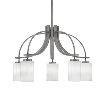 Cavella Five Light Chandelier in Graphite (200|3925-GP-3001)