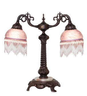 Roussillon Two Light Table Lamp in Mahogany Bronze (57|18250)