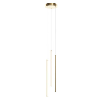Rosemont LED Pendant in Satin Brass (162|RMTP08L30D1SB)