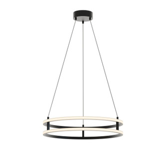 Gemini LED Pendant in Black (162|GEMP24LAJUDBK)