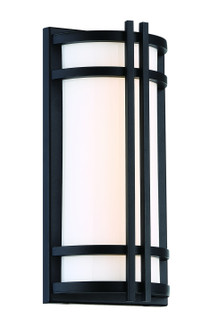 Skyscraper LED Outdoor Wall Sconce in Black (281|WS-W68618-27-BK)